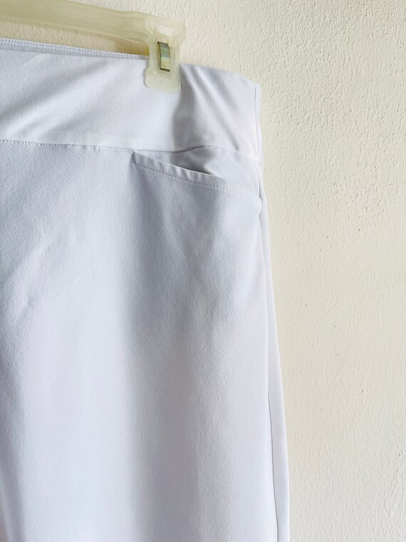 TAIL white pants Elastic pants White women's pants High waist pants White pants size 16 Plus Size Pants, Maxi pants, Oversize Pants View 3