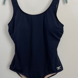 The Finals Swimsuit Plus Size 18 navy swimsuit Women&#39;s swimsuit Swim Dress size 18 dark blue 92 polyester 18% spandex