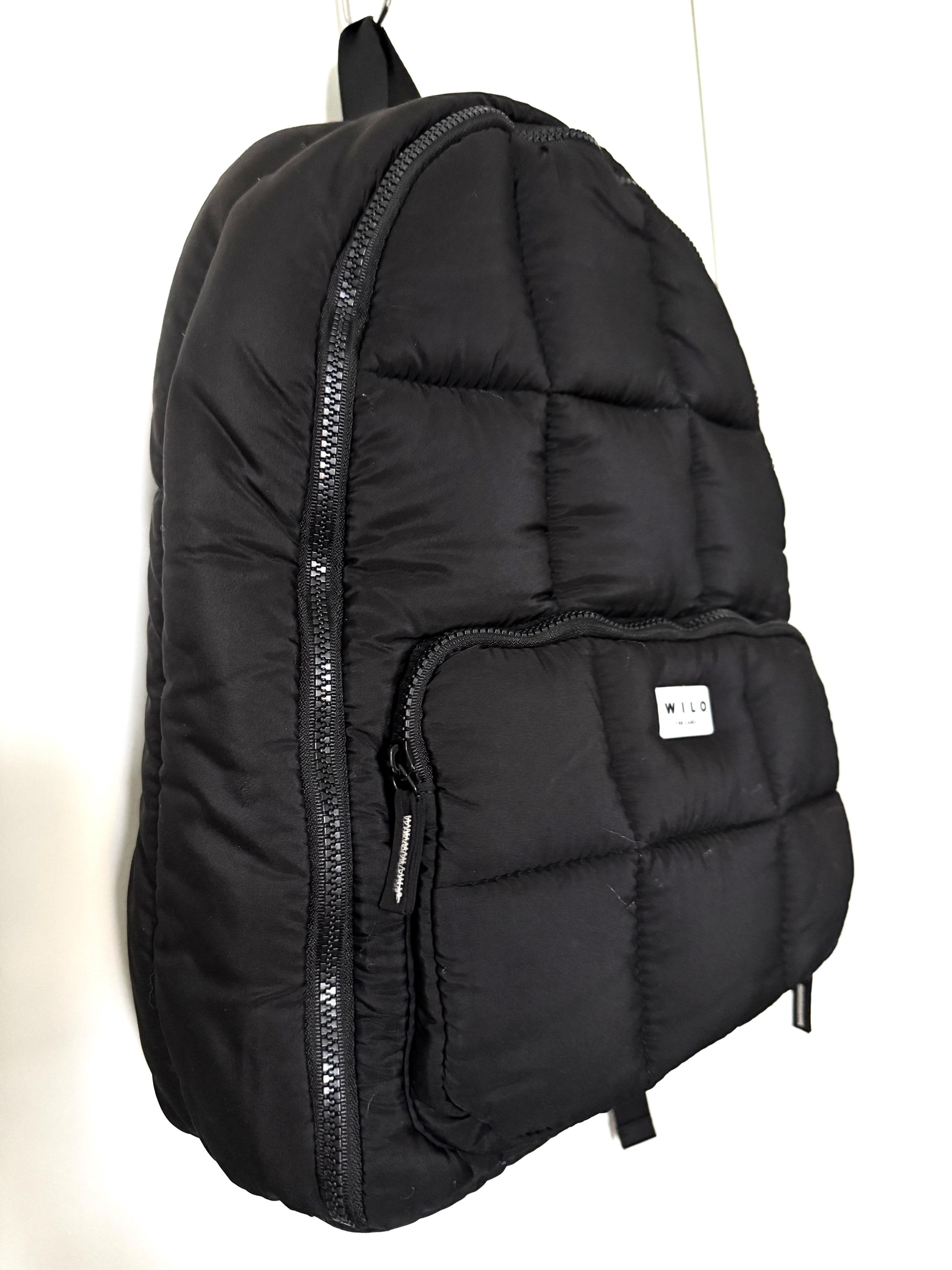 WILO Backpack Wilo the Label Black Nylon Backpack - Etsy