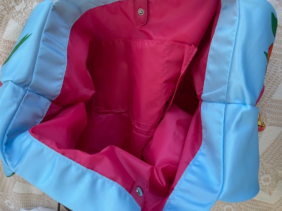 ESCADA shoulder bag Satin multi tropical color sh… - image 6