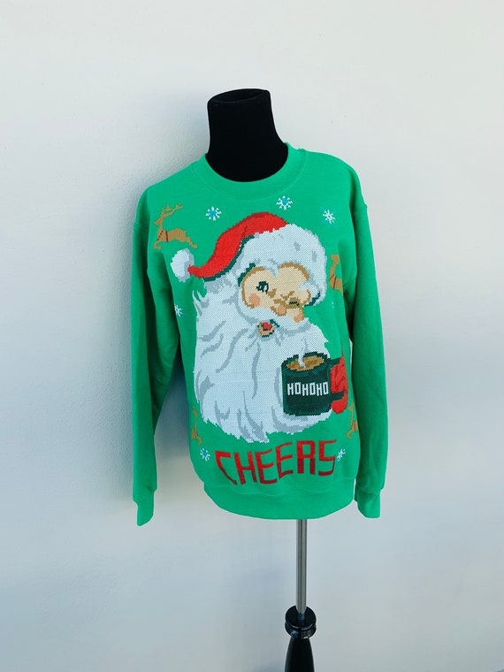 GILDAN Ugly Christmas Sweater Christmas green shir