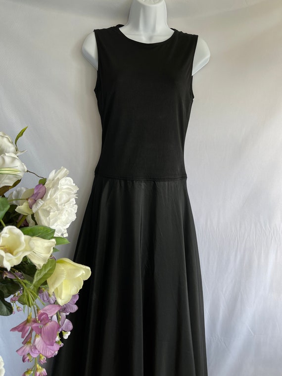 LS COLLECTIONS Black Dress A- Line Style Formal Cocktail Dress Women's Size  4 Dress Sleeveless Dress Made in Canada Dress Party Long Elegant - Etsy