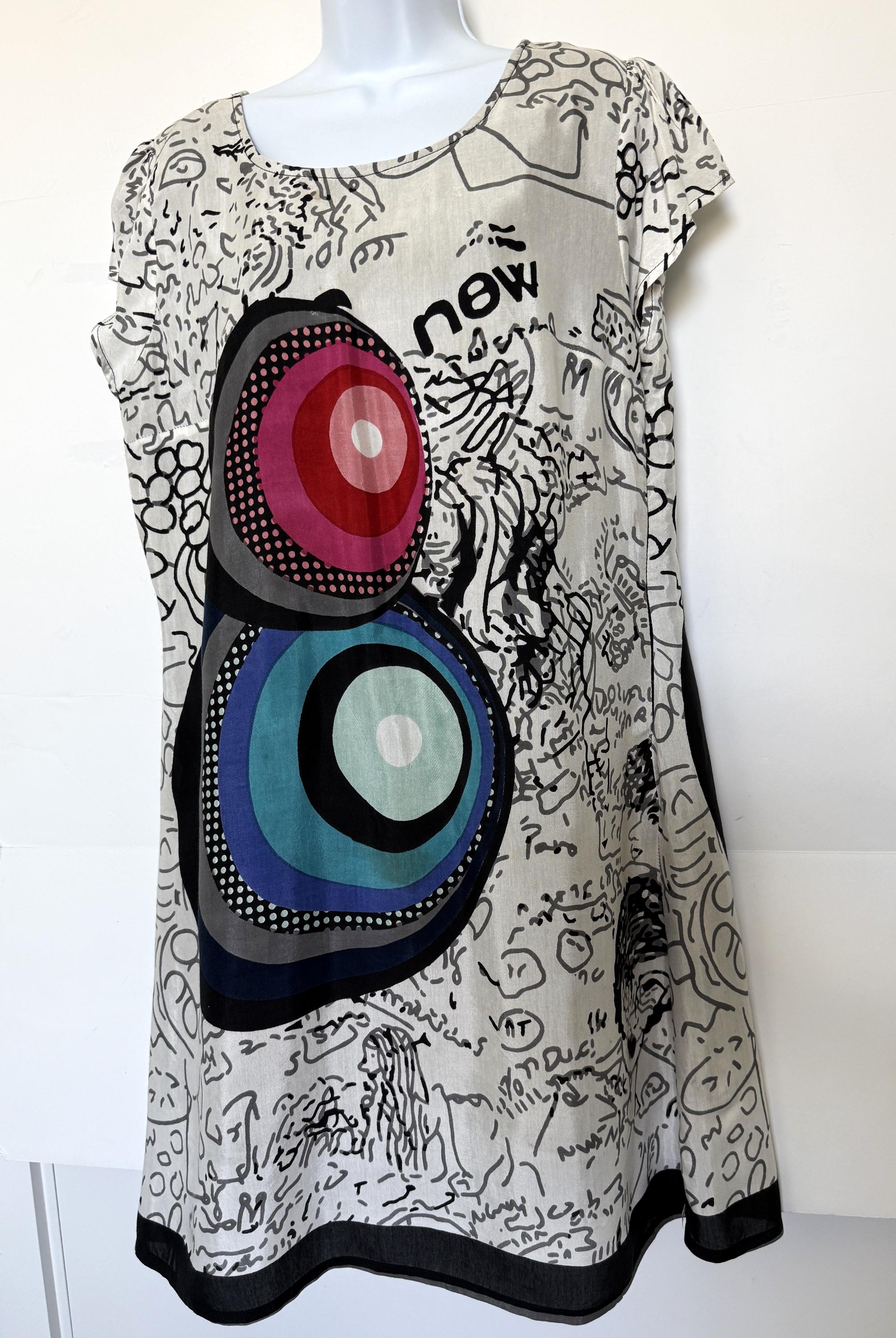 desigual black and white dress Desigual Women's Shirt Dress - Tropic Lithography, Monochrome Print Mini  Dress