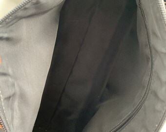 PEGASO SHOULDER BAG Black Canvas/leather Women's Bag