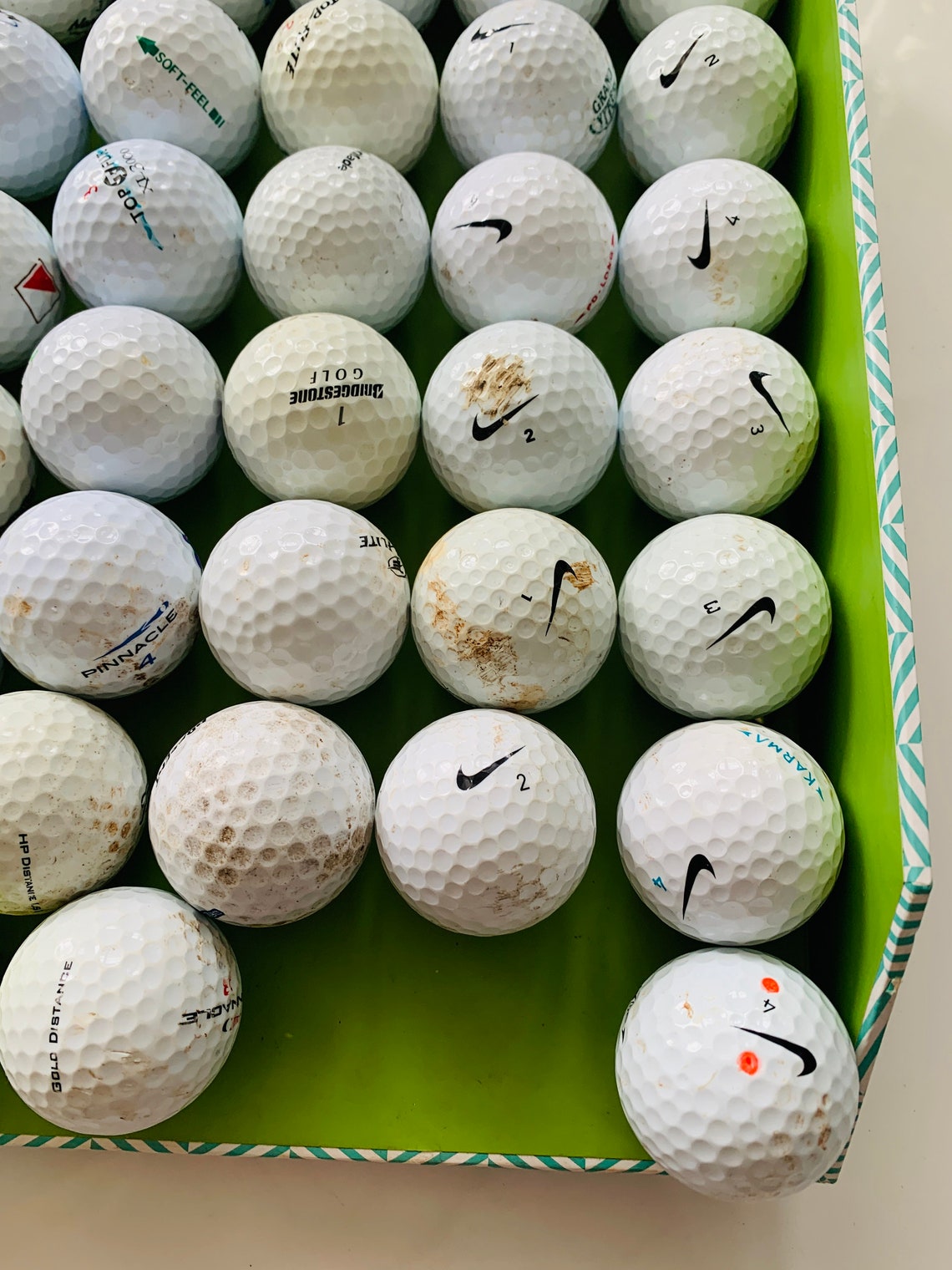 GOLF Balls 40 Mix used golf balls 40 second chance golf balls Etsy