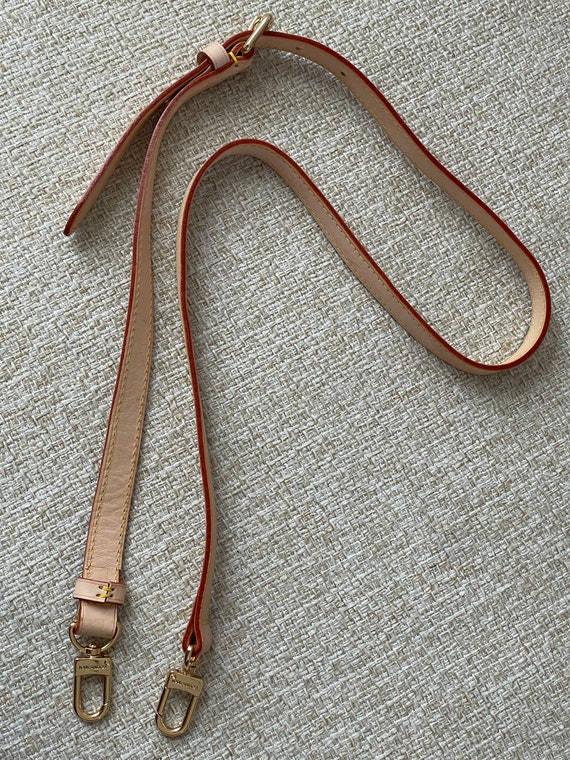 LOUIS VUITTON Purse Strap Authentic leather adjust