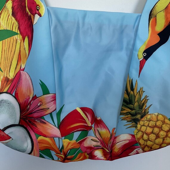 ESCADA shoulder bag Satin multi tropical color sh… - image 9