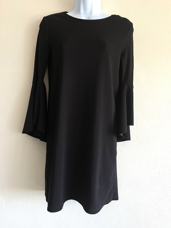 BERSHKA Little Dress Women's black Size XS long sl