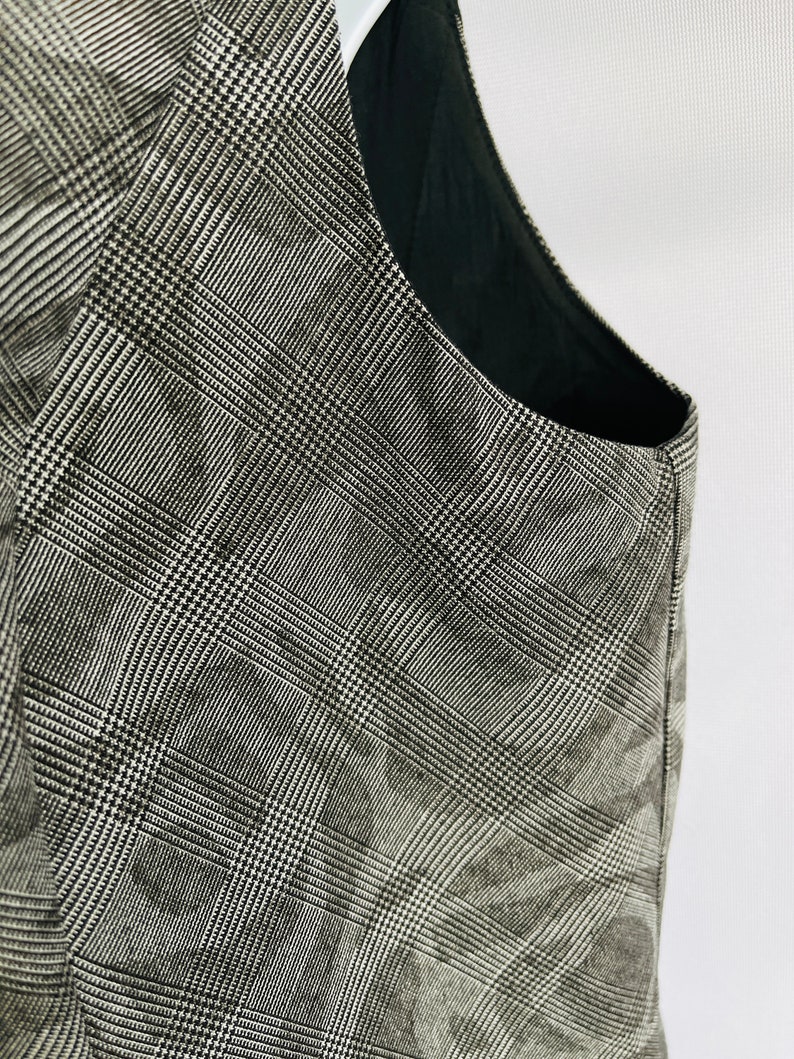 CHICO'S Women's Gray Suit Vest Floral Paisley Print Etsy