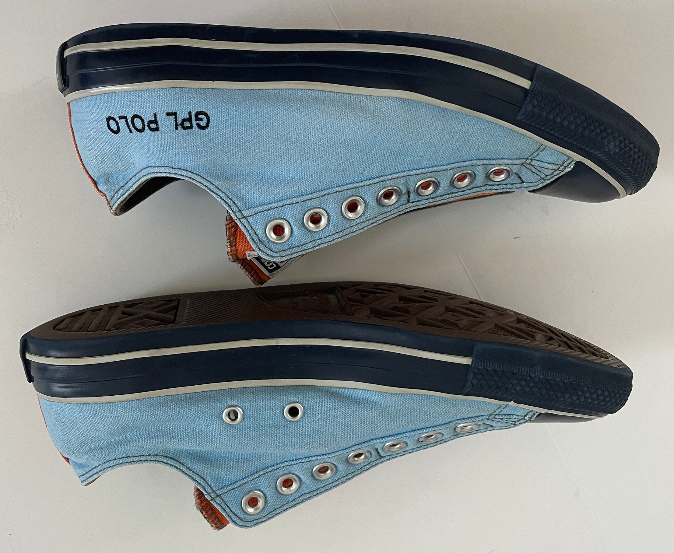 CONVERSE Shoes All Stars Slip-on Blue/orange Sneakers GPL Polo