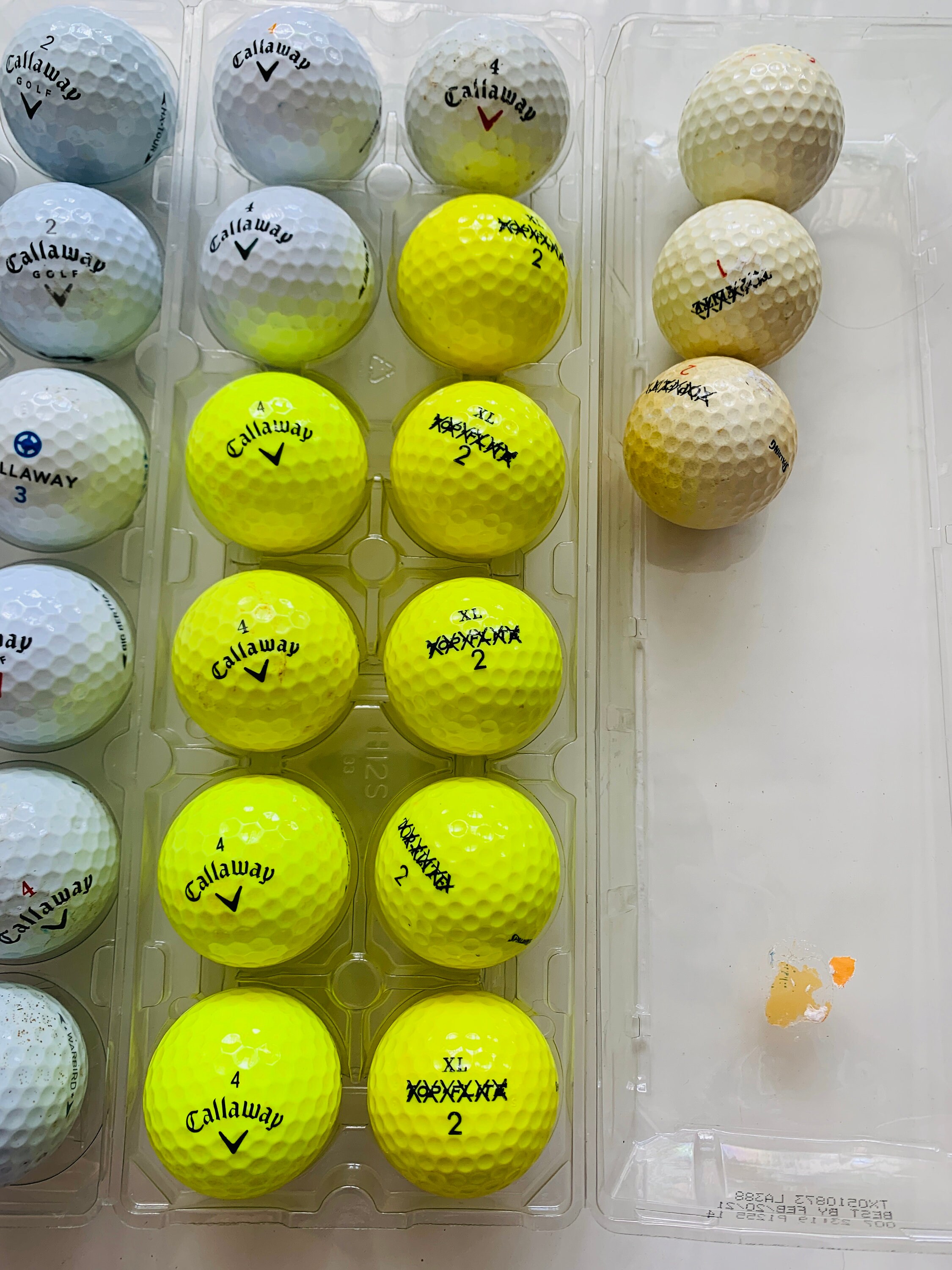 27 GOLF Balls Mix New/used Golf Balls 27 Second Chance Golf Etsy UK