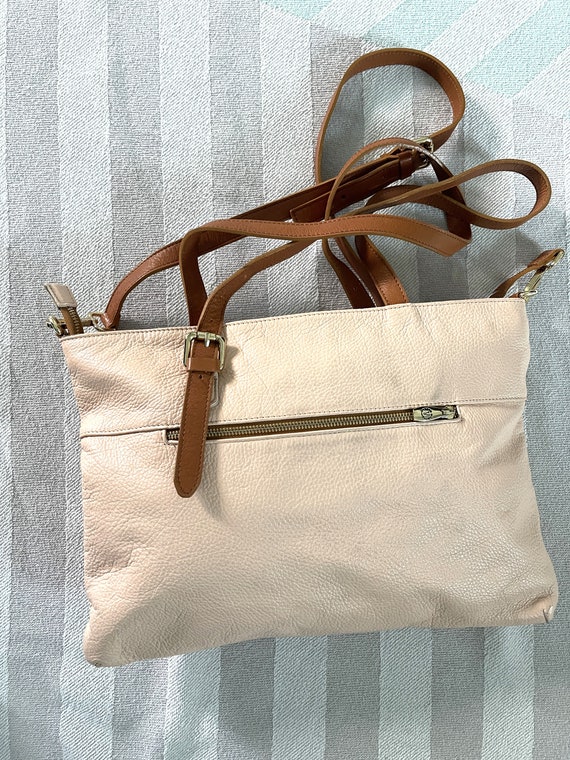VALENTINA Shoulder Bag Pink leather tote bag made… - image 3