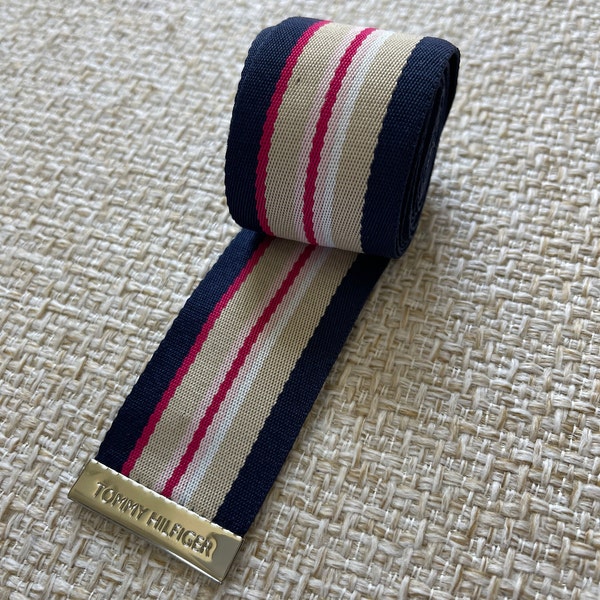 tommy hilfiger belt white