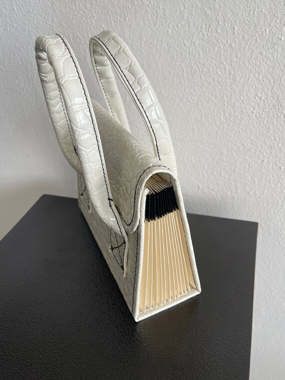 Case for documents Hand bag for documents White l… - image 10