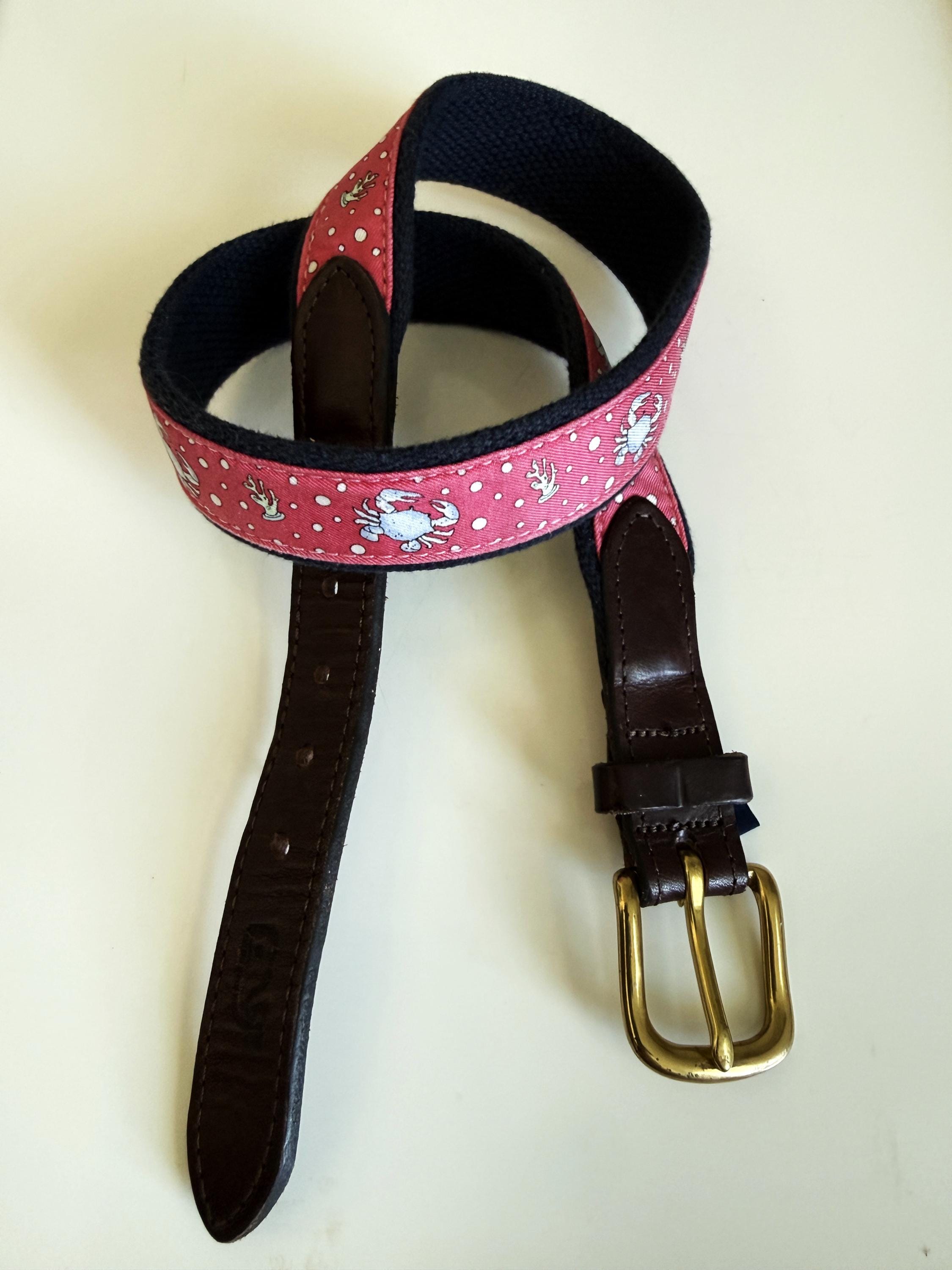 Vineyard Vines Pink Whale-Pattern Belt Vineyard Vines Boys main image 4
