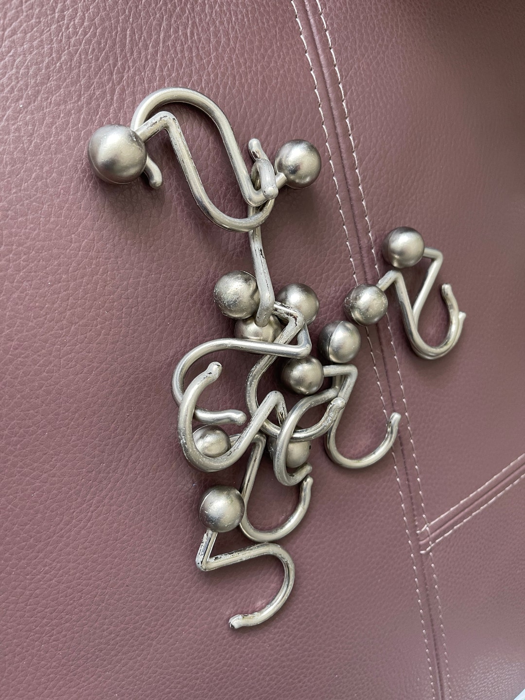 12 Shower Curtain Rings Vintage Shower Curtain Rings Curtain Accessory