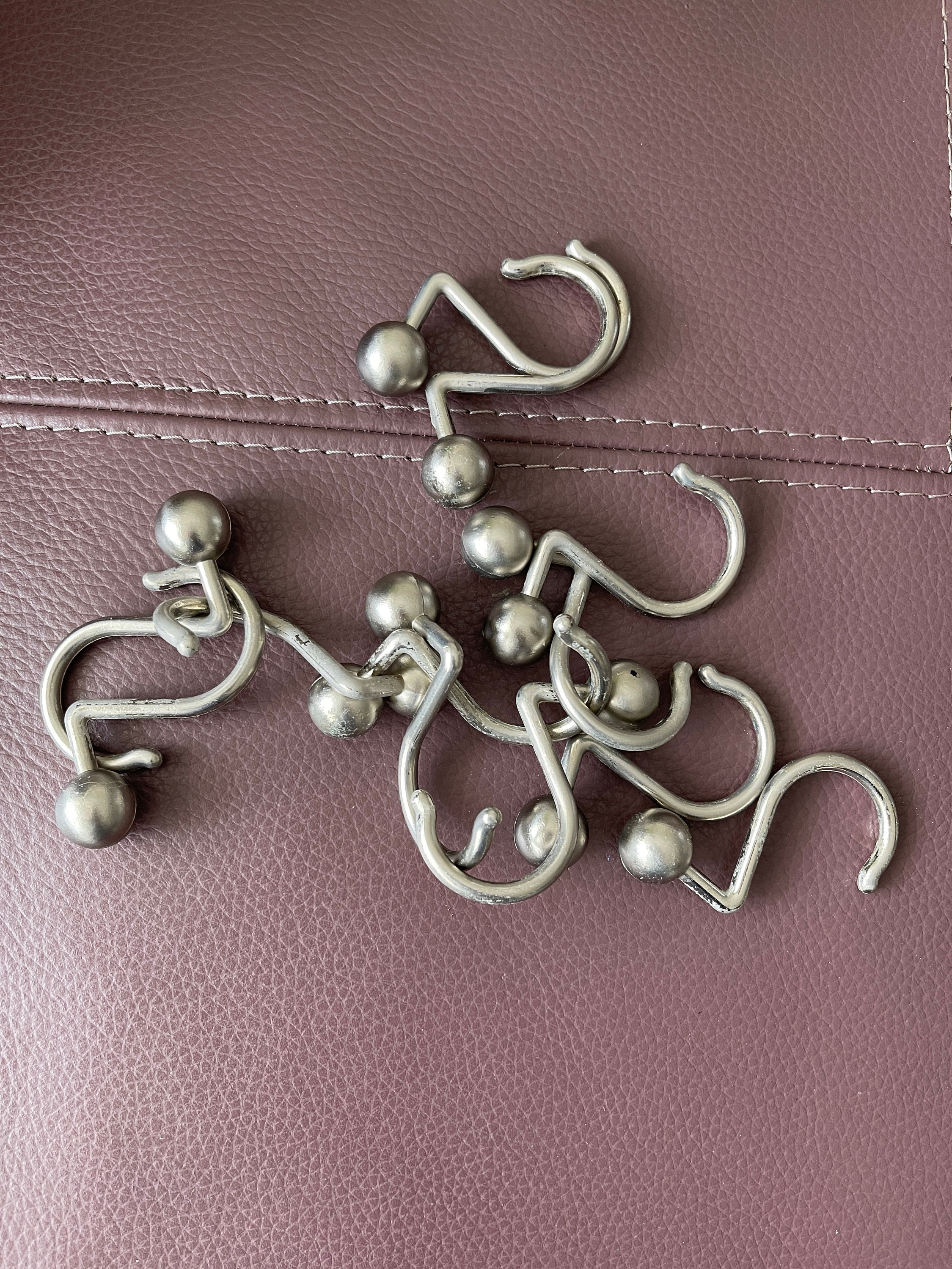 12 Shower Curtain Rings Vintage Shower Curtain Rings Curtain Accessory