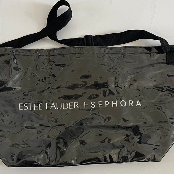 ESTEE Lauder &Sephora Shop Bag Black waterproof h… - image 3