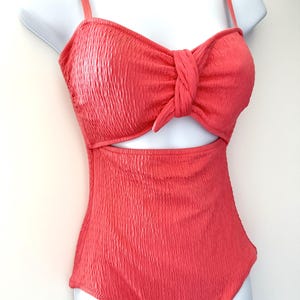 VINCE CAMUTO Swim size 12 Women&#39;s pink/orange solid swimsuit Women&#39;s clothing
