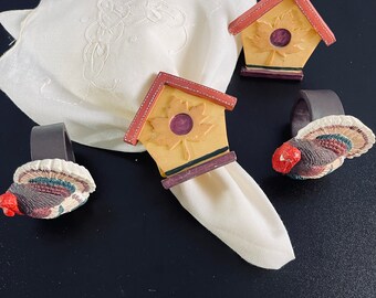 Colorful and Fun Napkin Rings Set of 4 - Etsy