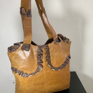 LOVE by VACCA Shoulder Bag Brown Genuine Leather Bag Designer -  Sweden
