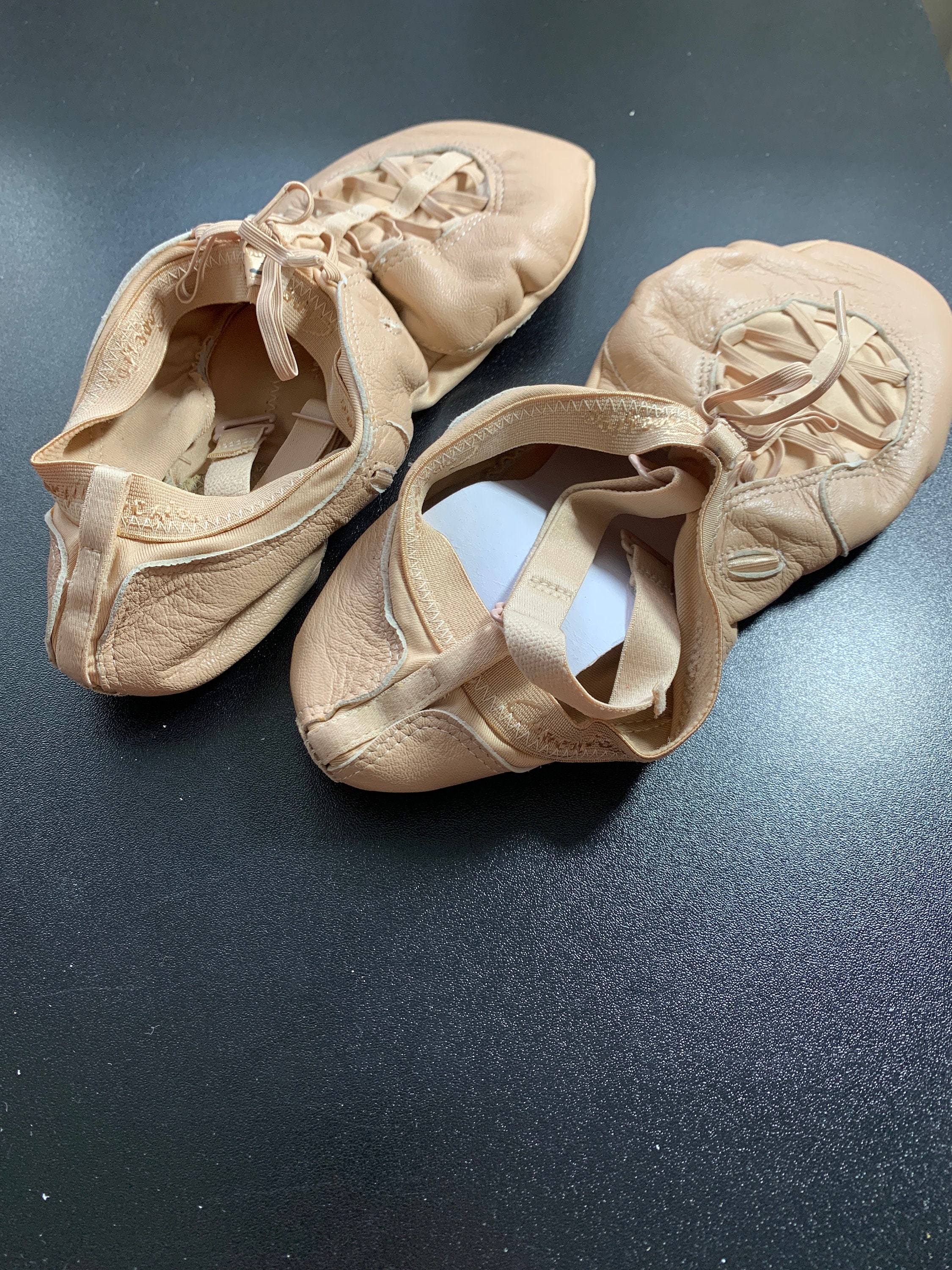 CAPEZIO Leather Ballet Shoes for man Full sole pink leather | Etsy