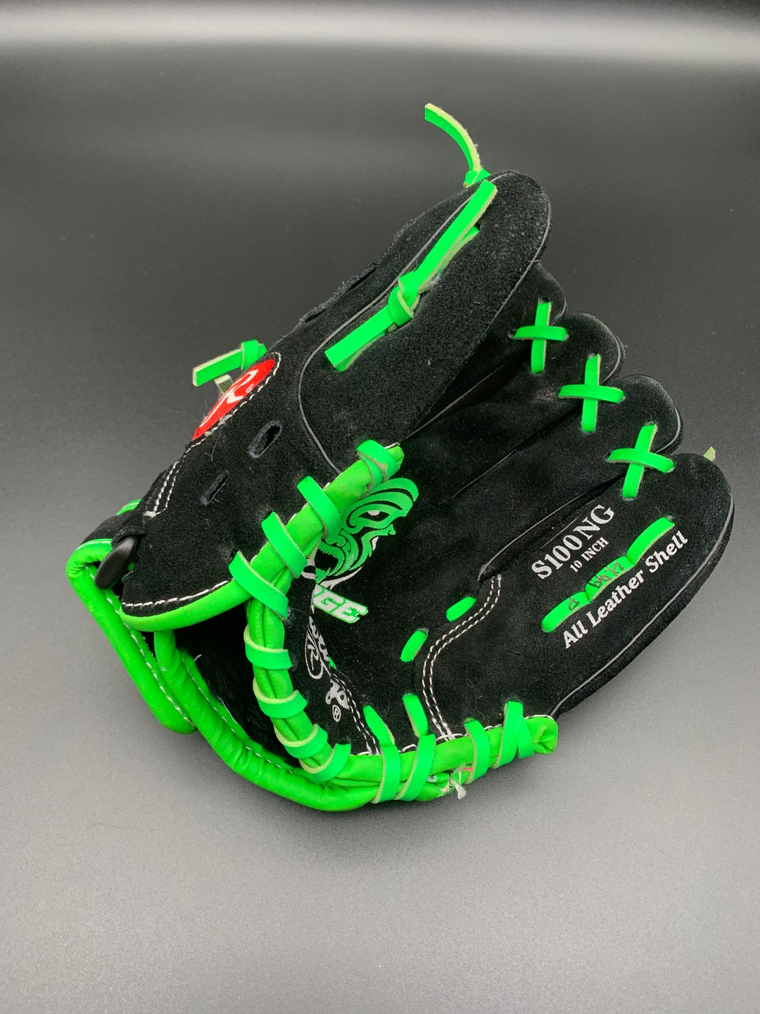 Rawlings Baseball Glove Rawlings S100NG Leather Lefthanded Baseball