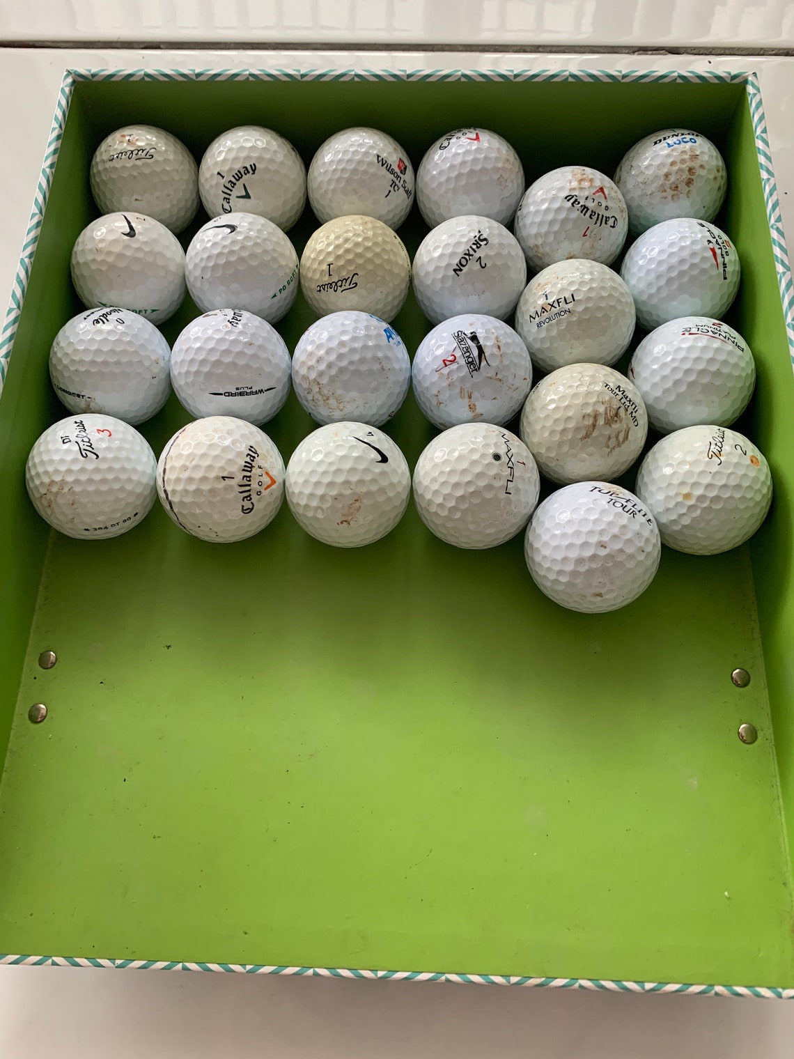 PELOTAS GOLF 24 Mezcla pelotas de golf usadas 24 bolas de golf Etsy PELOTAS GOLF 24 Mezcla pelotas de golf usadas 24 bolas de golf Etsy