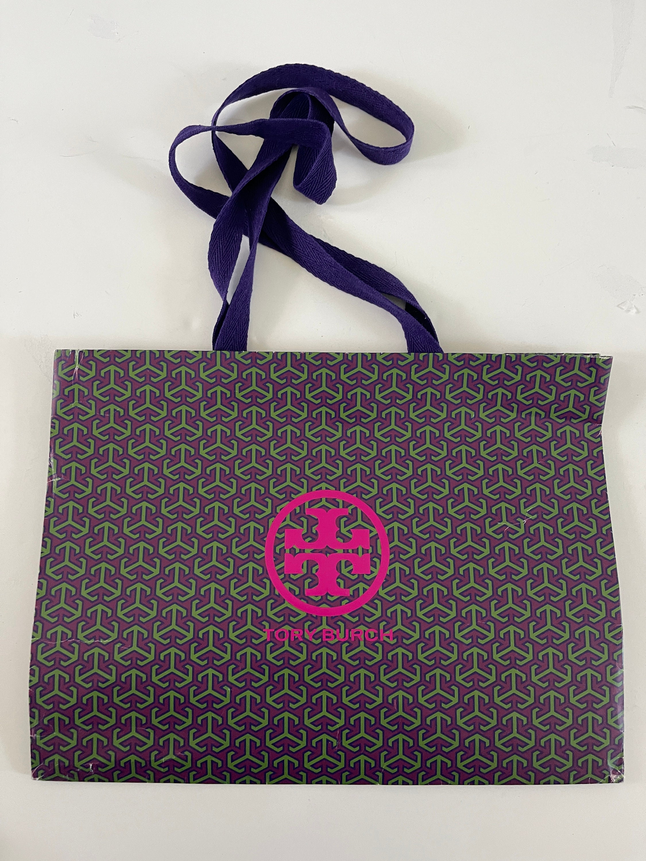 TORYBURCH Paper Bag Gift Shopping Handbag Vintage Purse Large