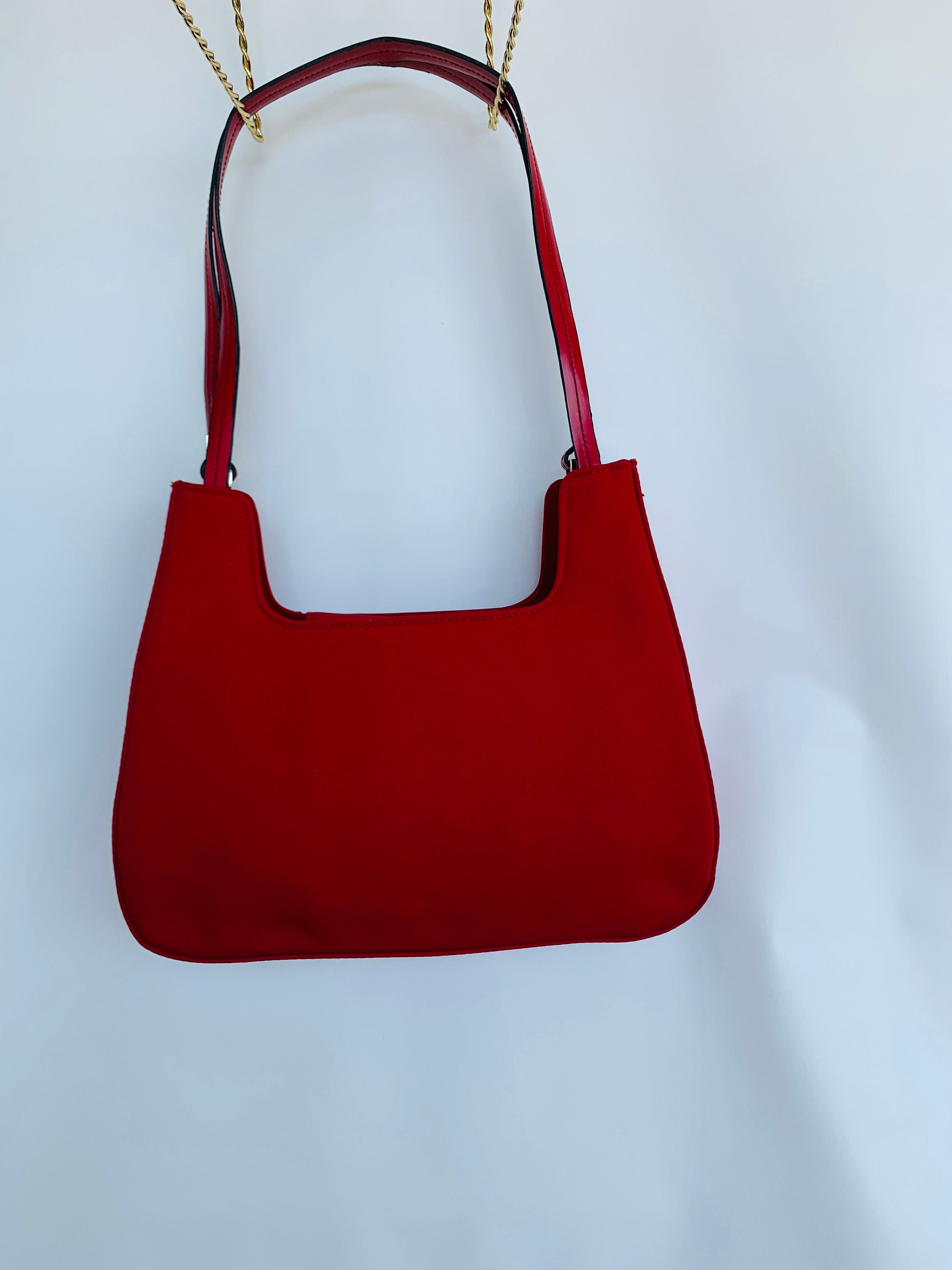 LIZ CLAIBORNE Shoulder Bag Red Women's Bag 100% Polyester 