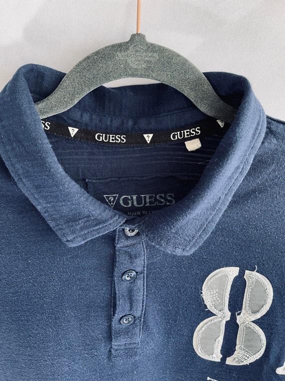 Mens guess polo deals shirts
