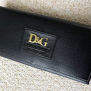 Cartera negra Cartera de piel Accesorios mujer/hombre