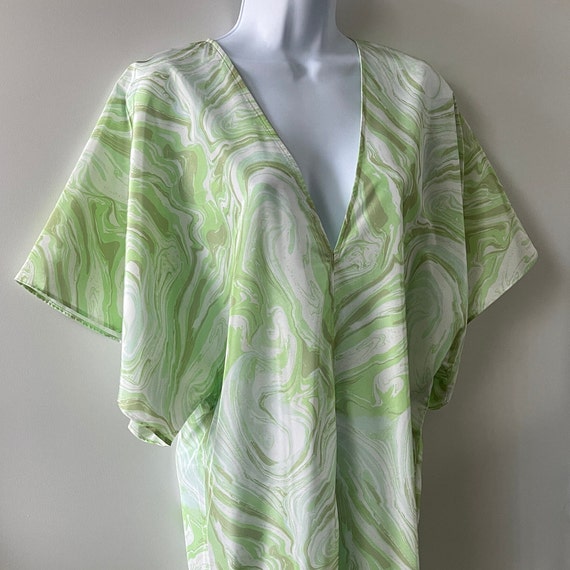 H&m green leaf dress best sale