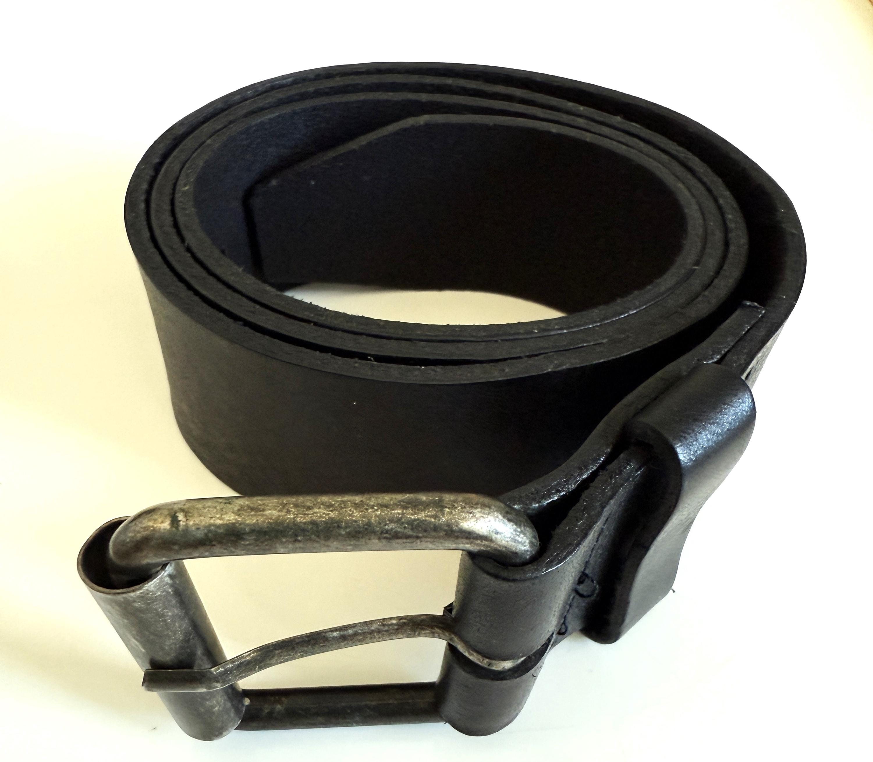 VTG Divided H&M Vintage Brown Leather Double Buckle Wide Waist Cinch Belt Sz S bc45c8d208a0525ab083ffba3600b0  main image 4