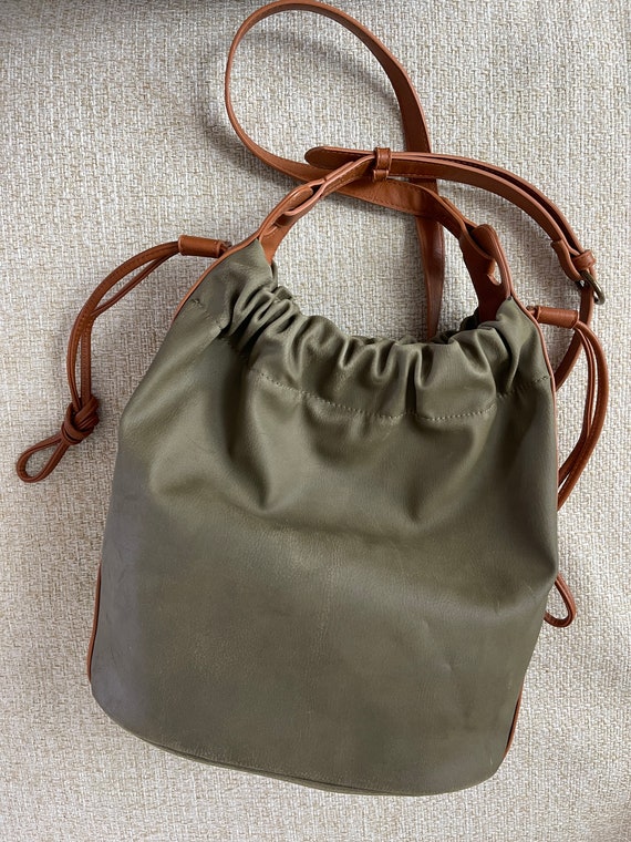 Universal Thread Shoulder Bag Khaki/brown Faux Leather Handbag