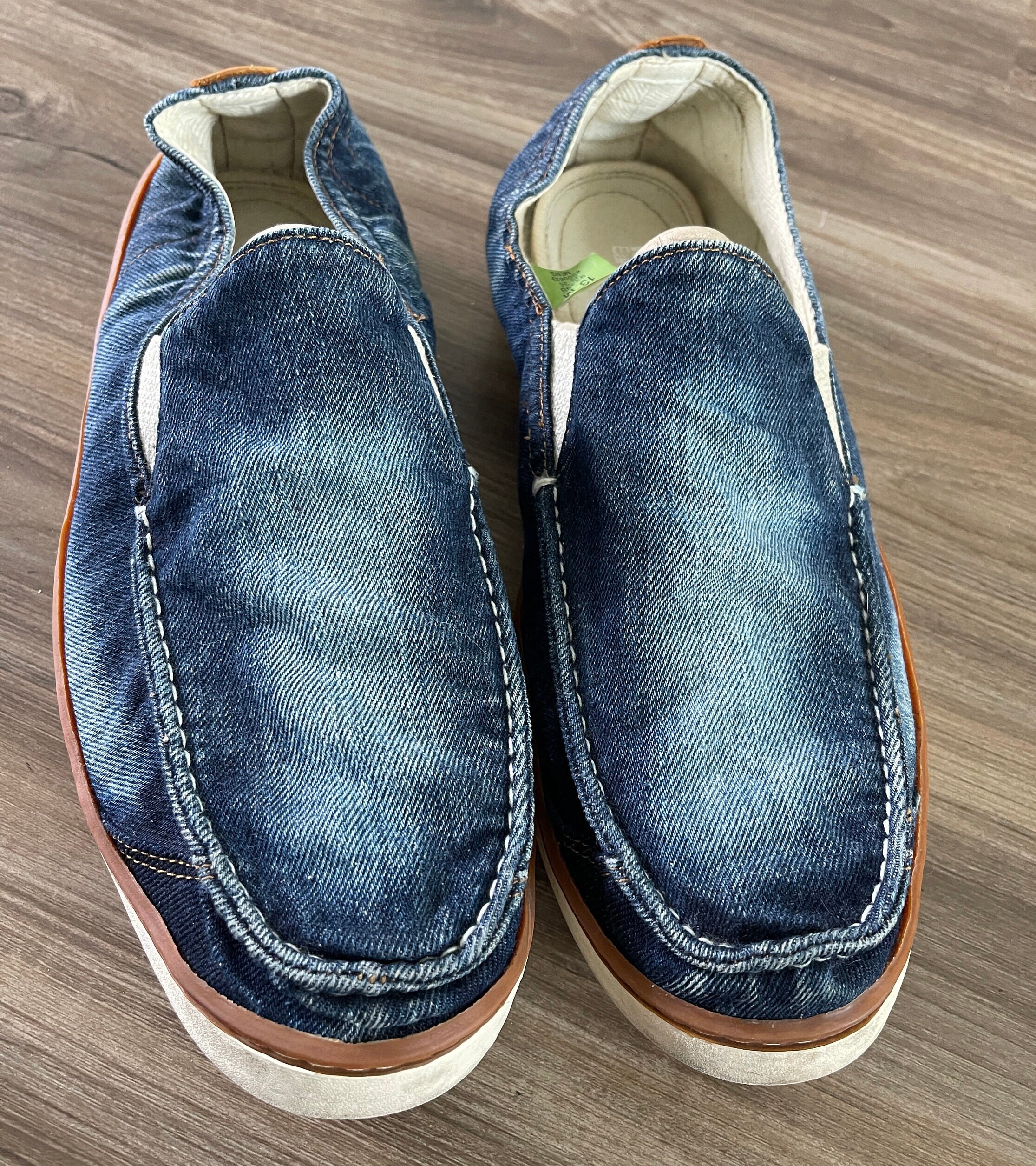 Timberland Mens Denim Slip On Loafers Timberland Loafer Blue Casual Shoes for Men for sale | eBay main image 2