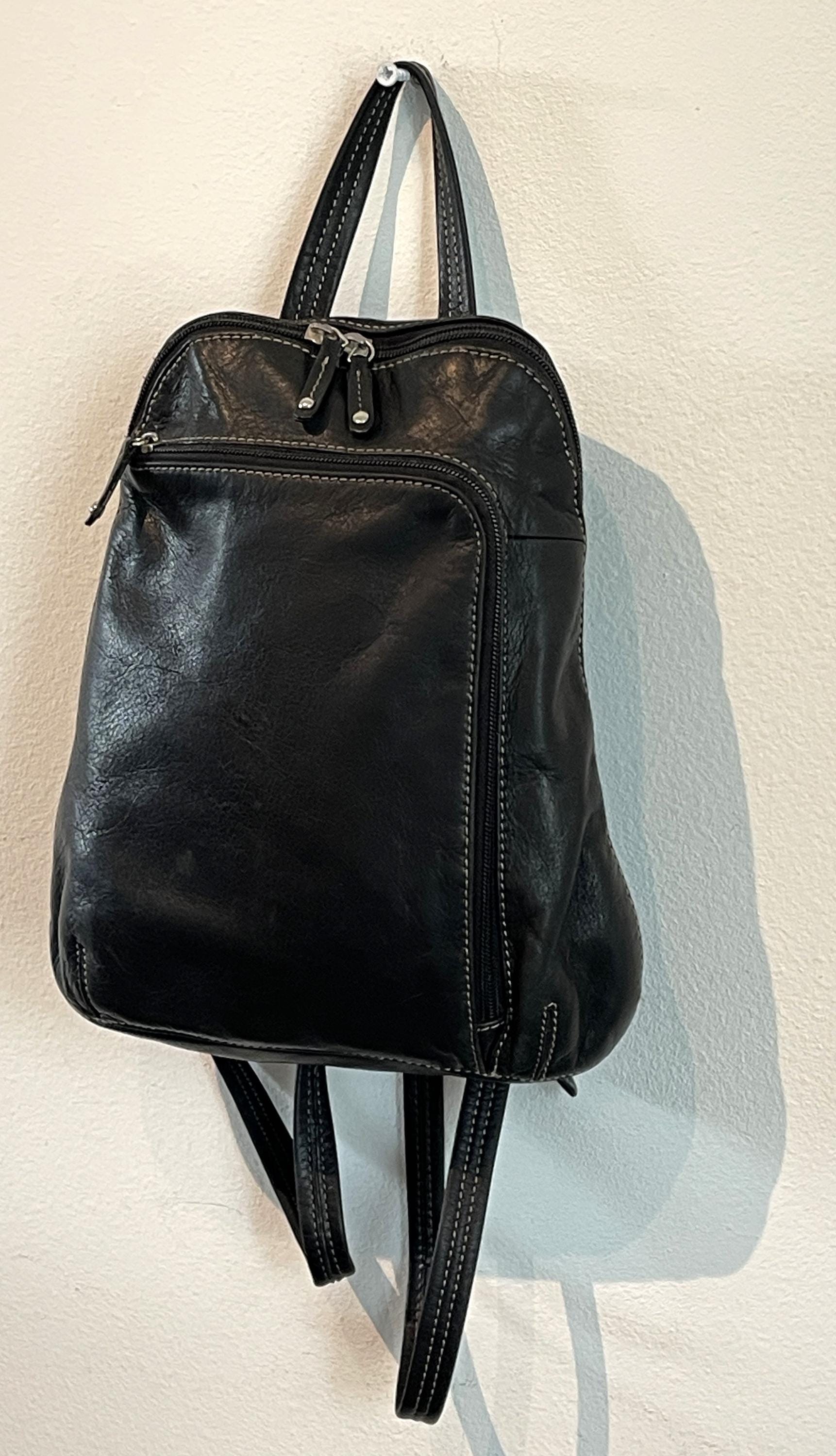 Tignanello Backpack Vintage Tignanello Mini Backpack Small size purse,... | Depop main image 4