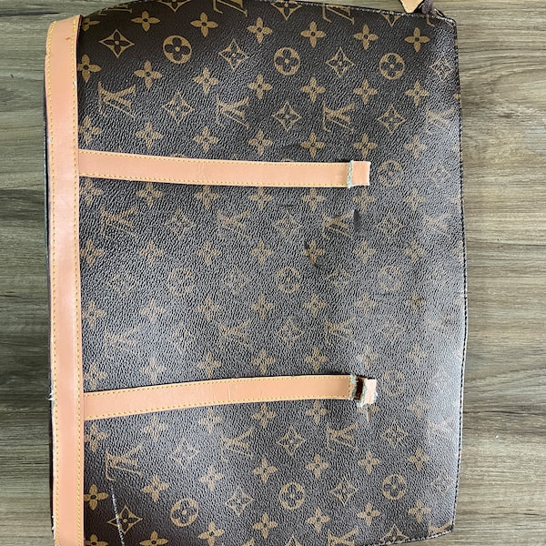 Shoulder bad with logo LV Repair bag Women's dark brown leather shoulder bag