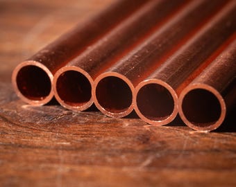 Copper Knife Pin Tubes for Knife Handles - 6mm - pin-8