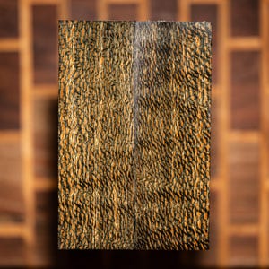 Lacewood Knife Scales - Dyed and Stabilized - ex-58