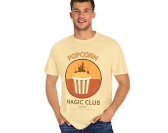 Disney World Popcorn T-shirt, Magic Kingdom Retro Tee