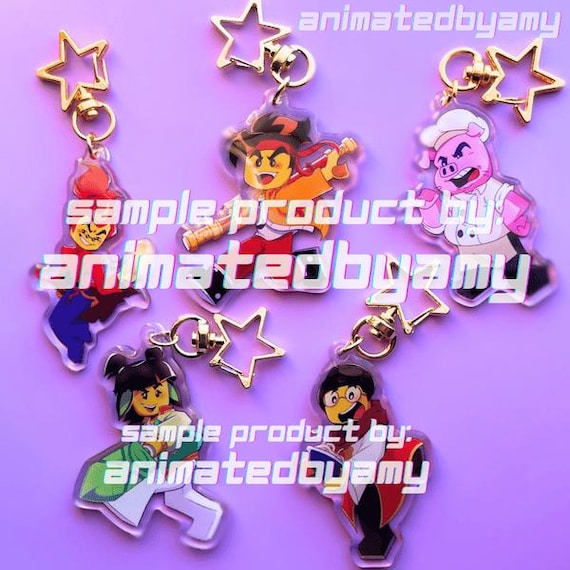LMK Red Son | MK | Mei | Tang | Pigsy Keychain - Etsy
