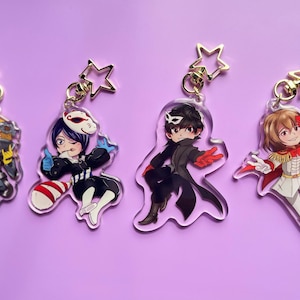 RETIRING Persona 5 Charms | Crow | Joker | Fox | Skull | P5 Goro Akechi Ren Amamiya Ryuji Sakamoto Yusuke Kitagawa Shuake Akira Kurusu