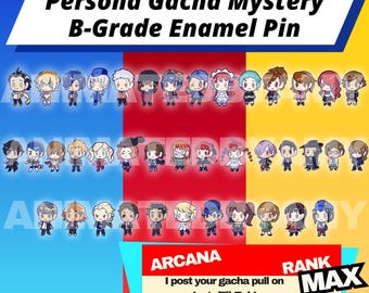 Persona Gacha Mystery B-Grade Enamel Pin P3 P5 P4