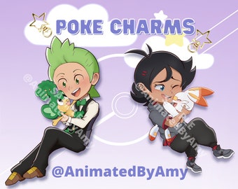 Poke Charms Cilan and Goh