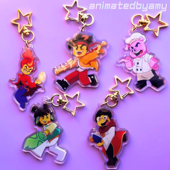 LMK Red Son | MK | Mei | Tang | Pigsy Keychain - Etsy