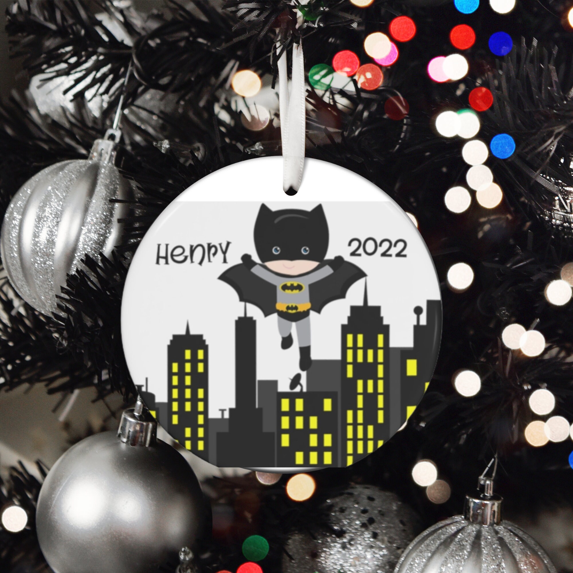 Discover Personalized Super Hero Ornament,Batman Ornament