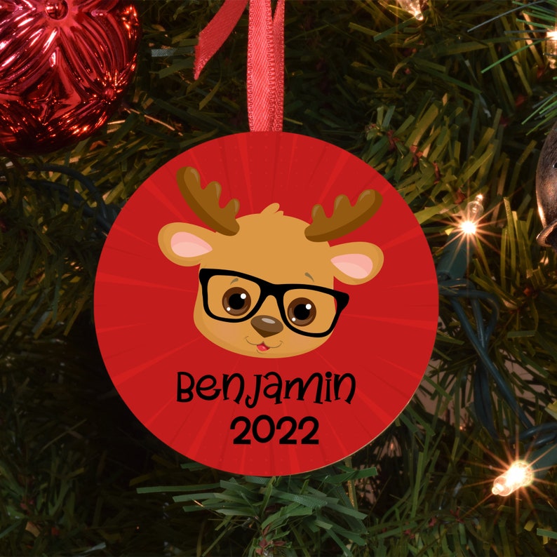 Glasses Ornament For kids Christmas Ornament For Kids  Gift image 1