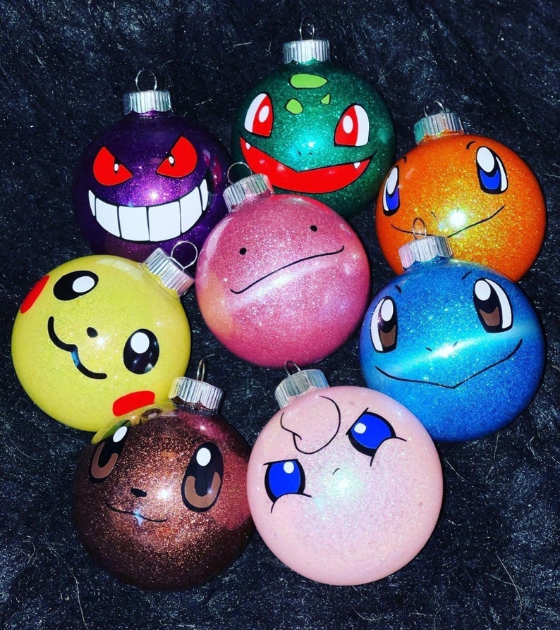 Pokémon Christmas Ornaments Etsy