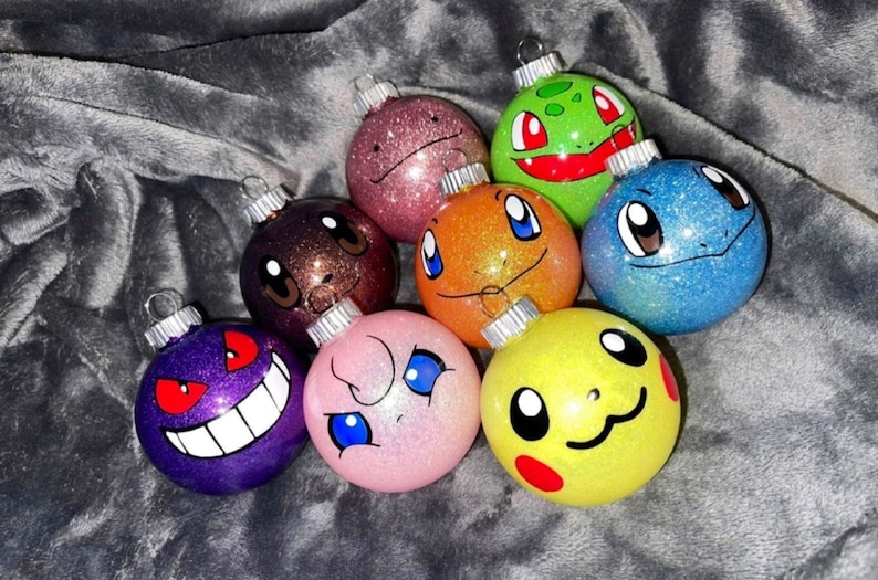 Pokémon Christmas Ornaments - Etsy